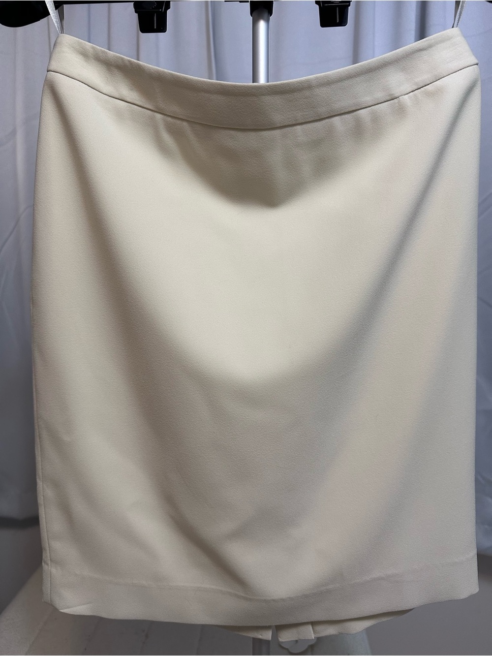 Classic Cream Pencil Skirt — Timeless Office Essential